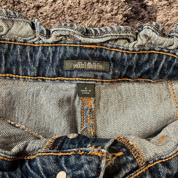 Wild Fable Women’s High Rise Jean Shorts - Picture 3 of 6